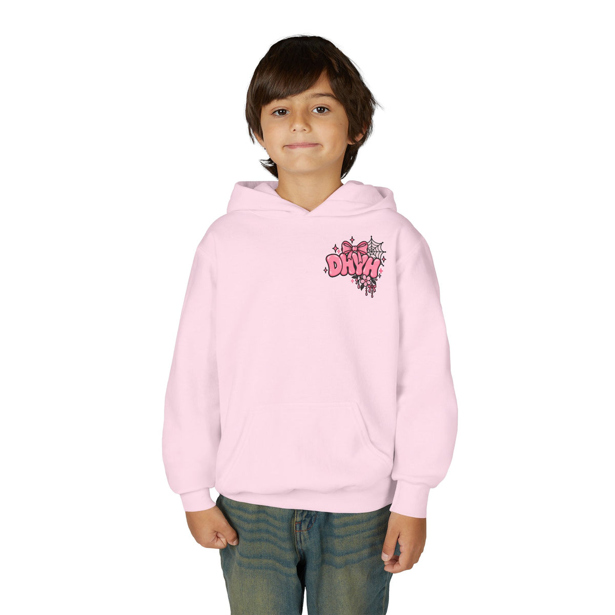 GIRL'S- Pink Halloween Themed DHYH Hoodie