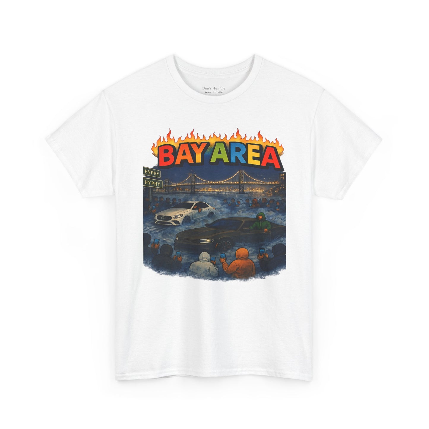 ADULT UNISEX White- Bay Tee