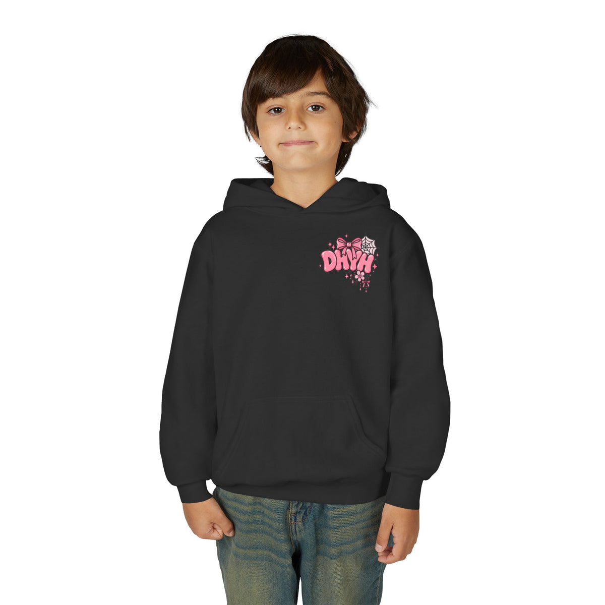 GIRL'S- Pink Halloween Themed DHYH Hoodie