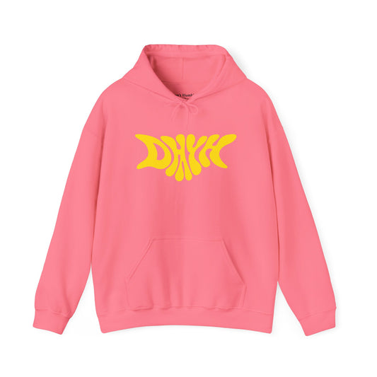 Safety Pink/Yellow- "DHYH" Hoodie