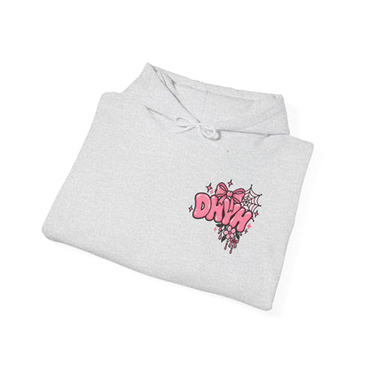 WOMENS- Pink Halloween Themed "DHYH" Hoodie