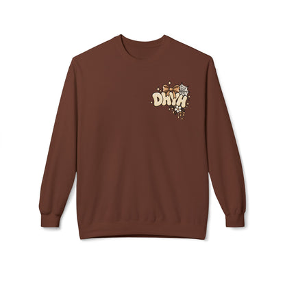 WOMENS— Cream Halloween Themed "DHYH" Crewneck