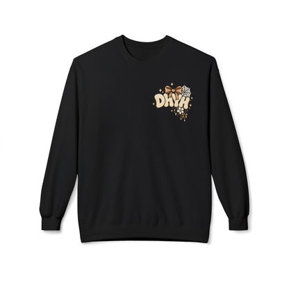 WOMENS— Cream Halloween Themed "DHYH" Crewneck