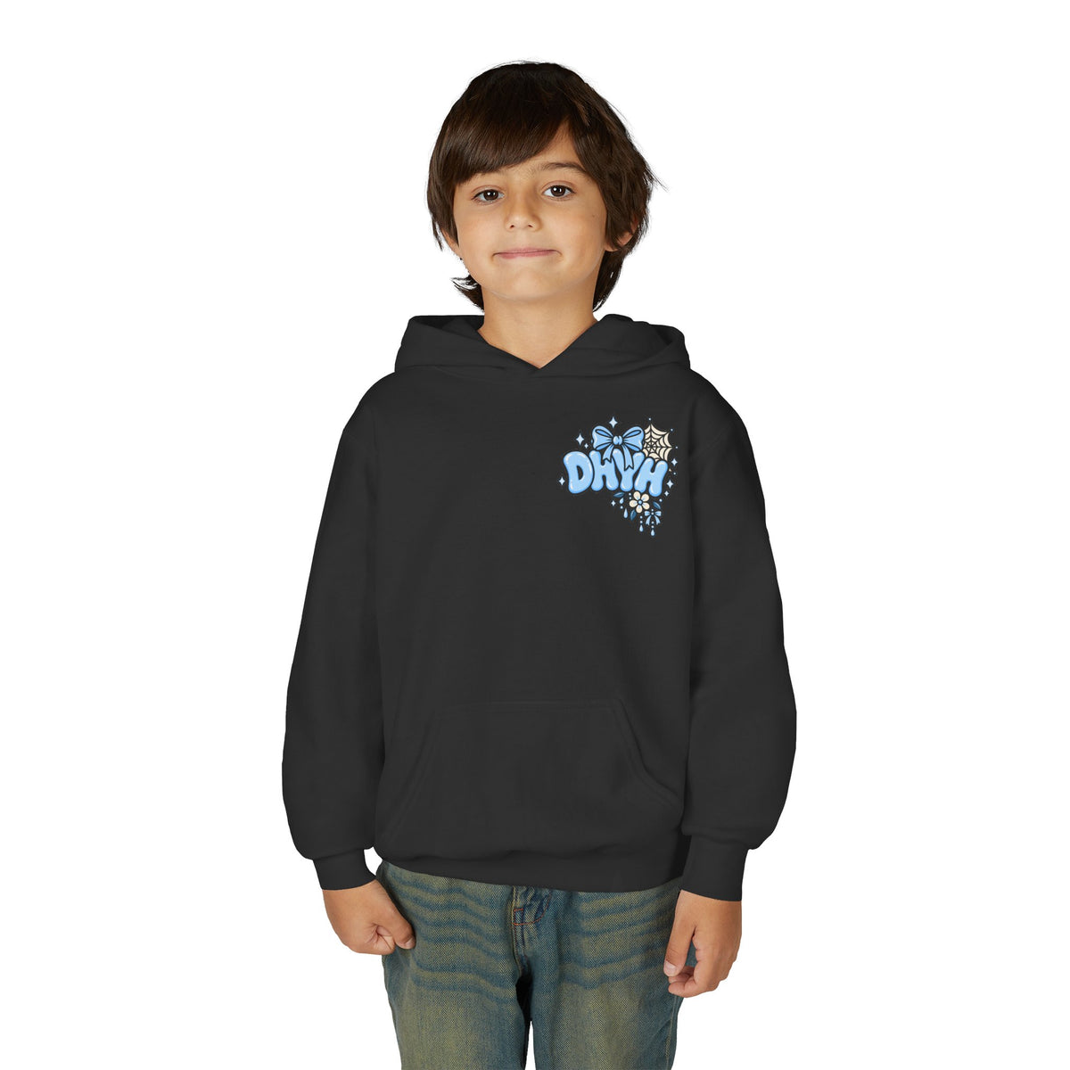 GIRLS- Blue Halloween Themed DHYH Hoodie