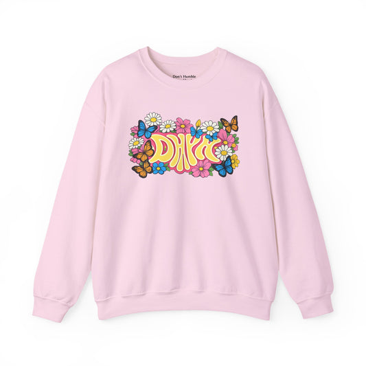BIG KID Pink Spring- DHYH Crewneck
