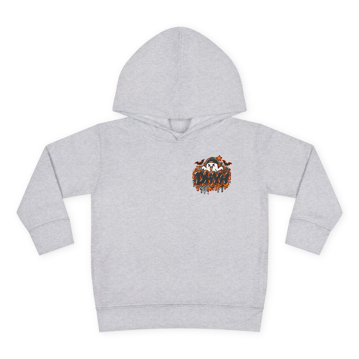 TODDLER BOYS — Orange Halloween Themed "DHYH" Hoodie