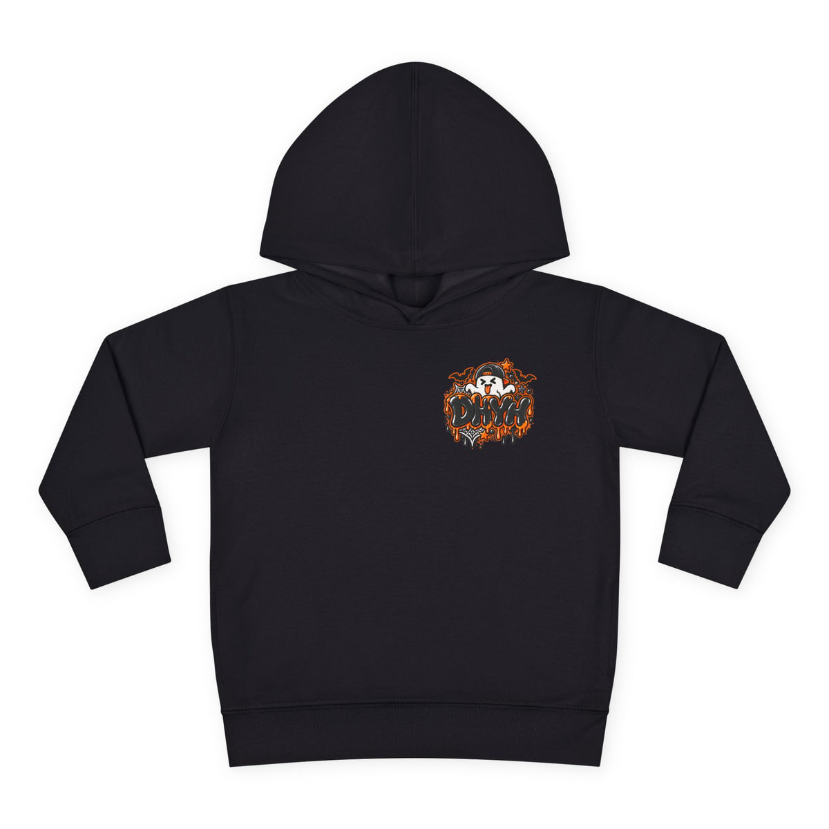 TODDLER BOYS — Orange Halloween Themed "DHYH" Hoodie