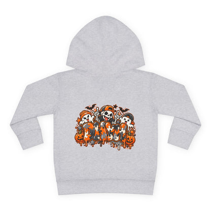 TODDLER BOYS — Orange Autism Halloween Themed "DHYH" Hoodie