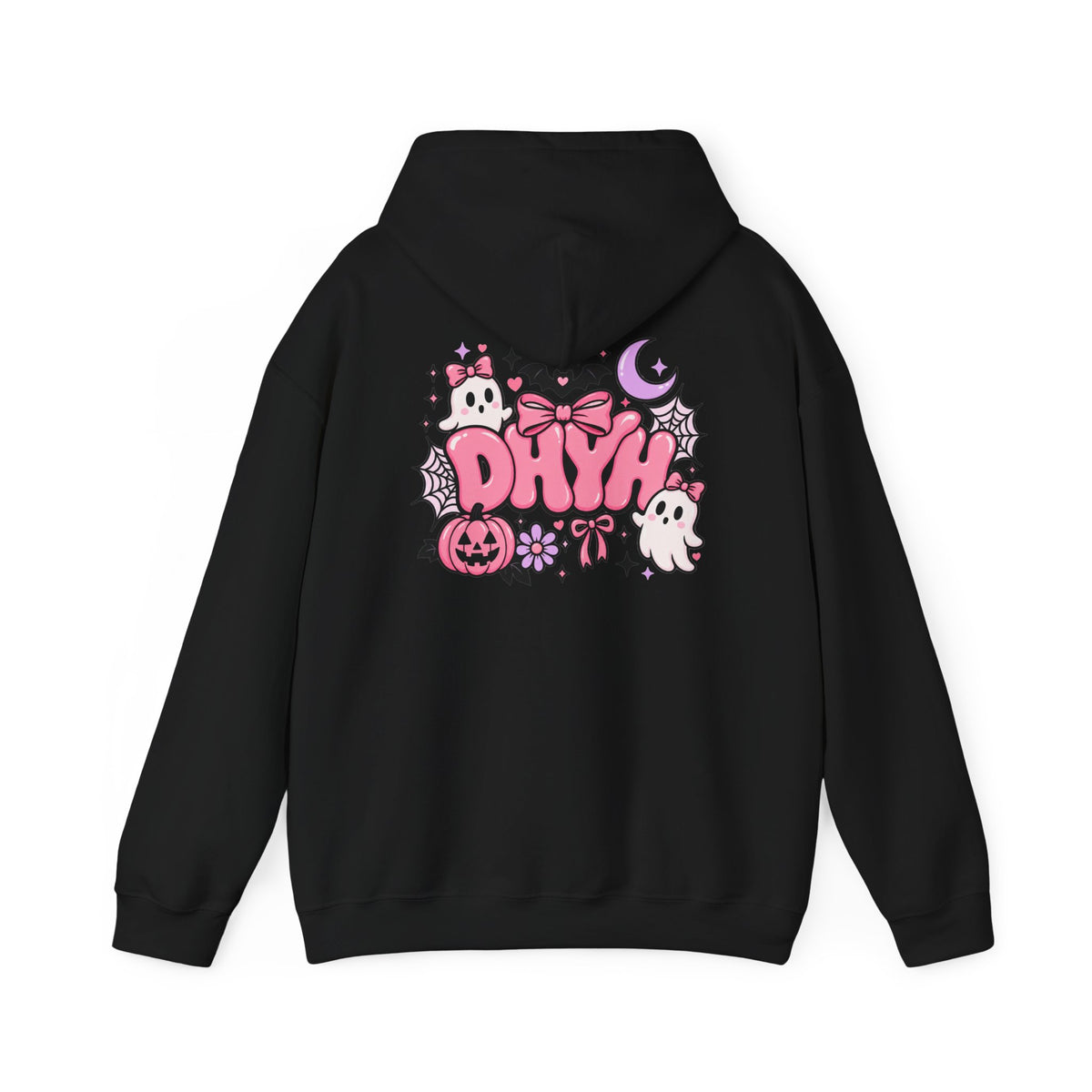 WOMENS- Pink Halloween Themed "DHYH" Hoodie