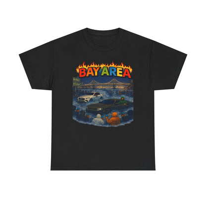 ADULT UNISEX Black- Bay Tee