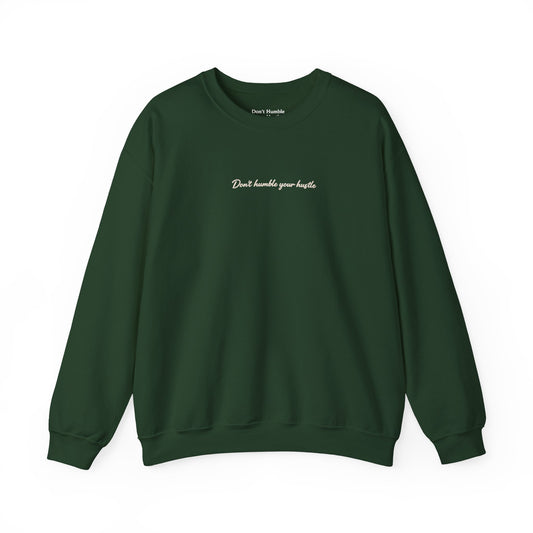 Exclusive Forest Green/Creme- "Never Stop Trying" Don't Humble Your Hustle™