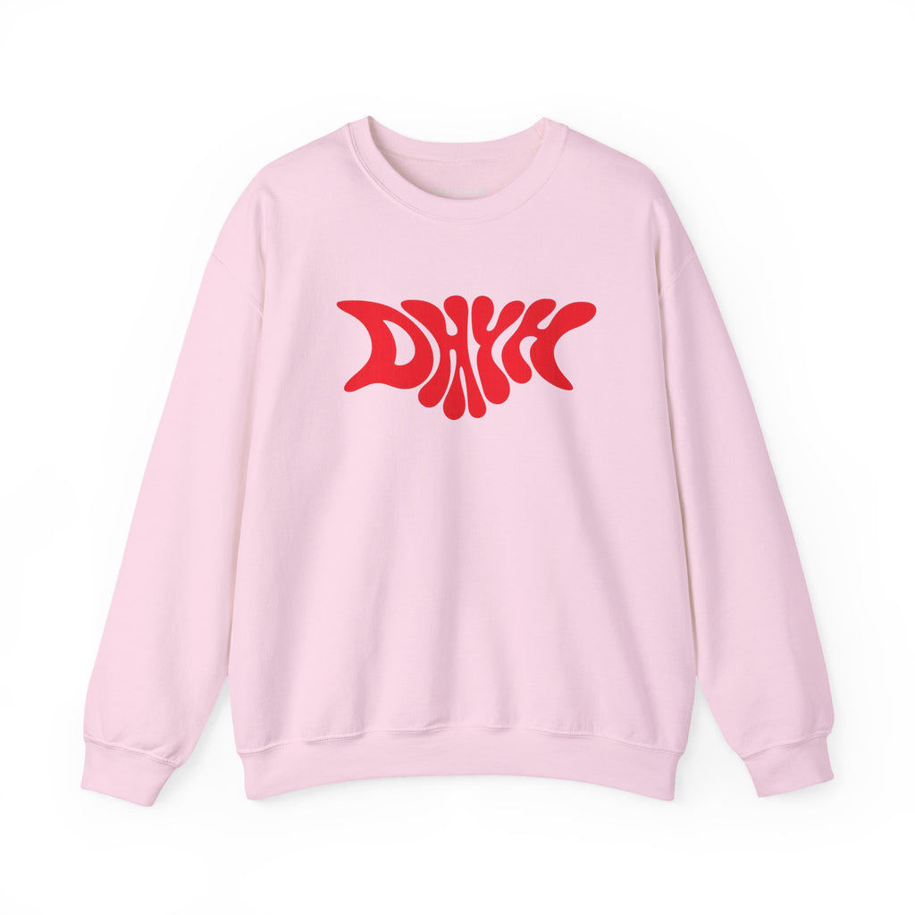 SNUG FIT Light Pink/Red- DHYH Crewneck