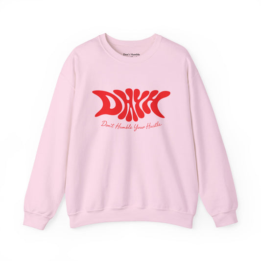 SNUG FIT Light Pink- Don't Humble Your Hustle™ Crewneck