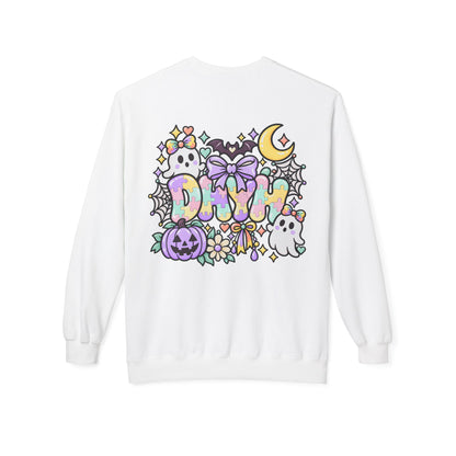 WOMENS— Autism Halloween Themed "DHYH" Crewneck