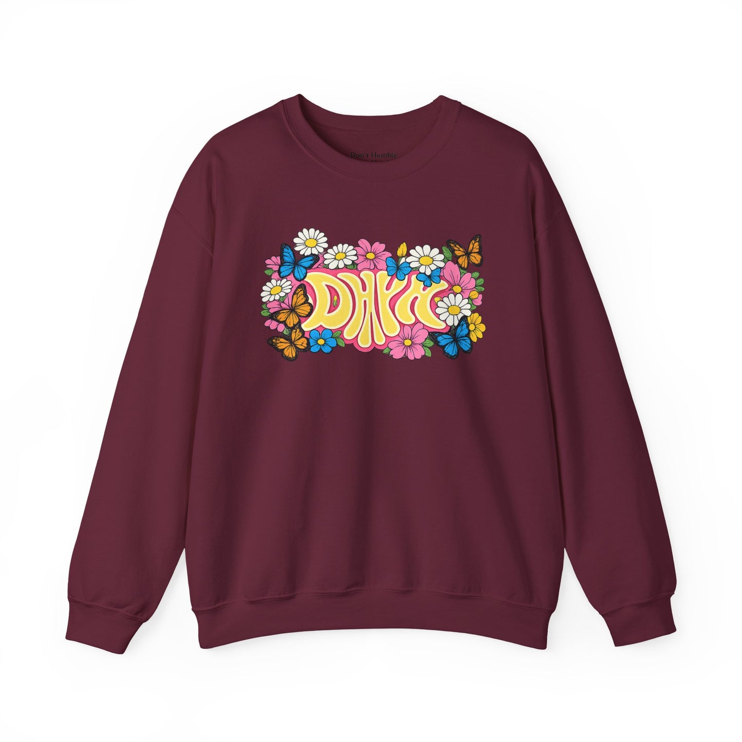 ADULT Maroon Spring- DHYH Crewneck
