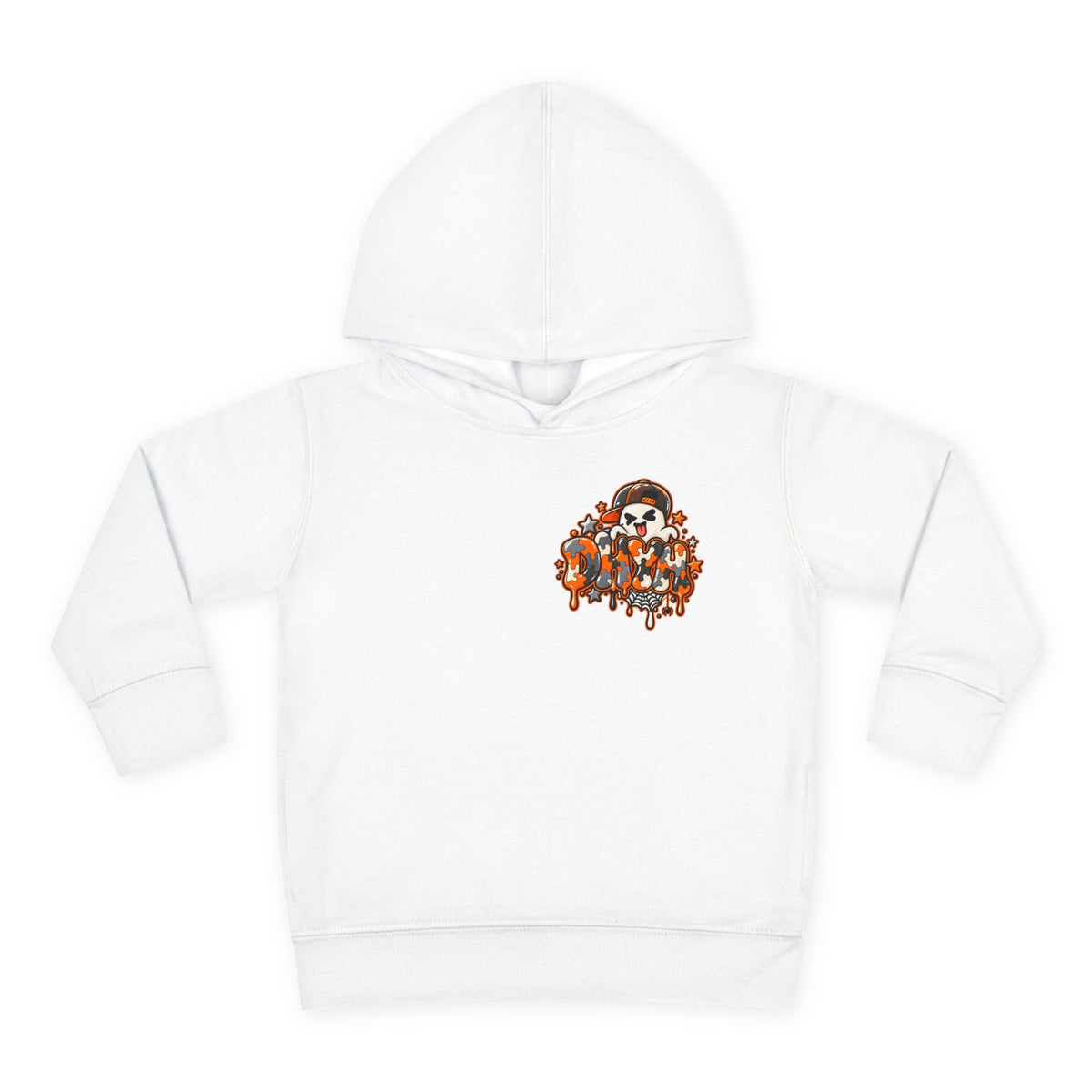 TODDLER BOYS — Orange Autism Halloween Themed "DHYH" Hoodie