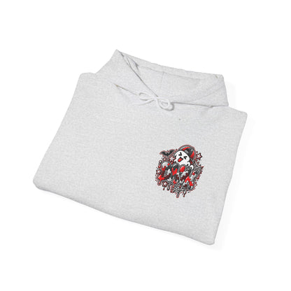 ADULT UNISEX- Red Autism Halloween Themed "DHYH" Hoodie