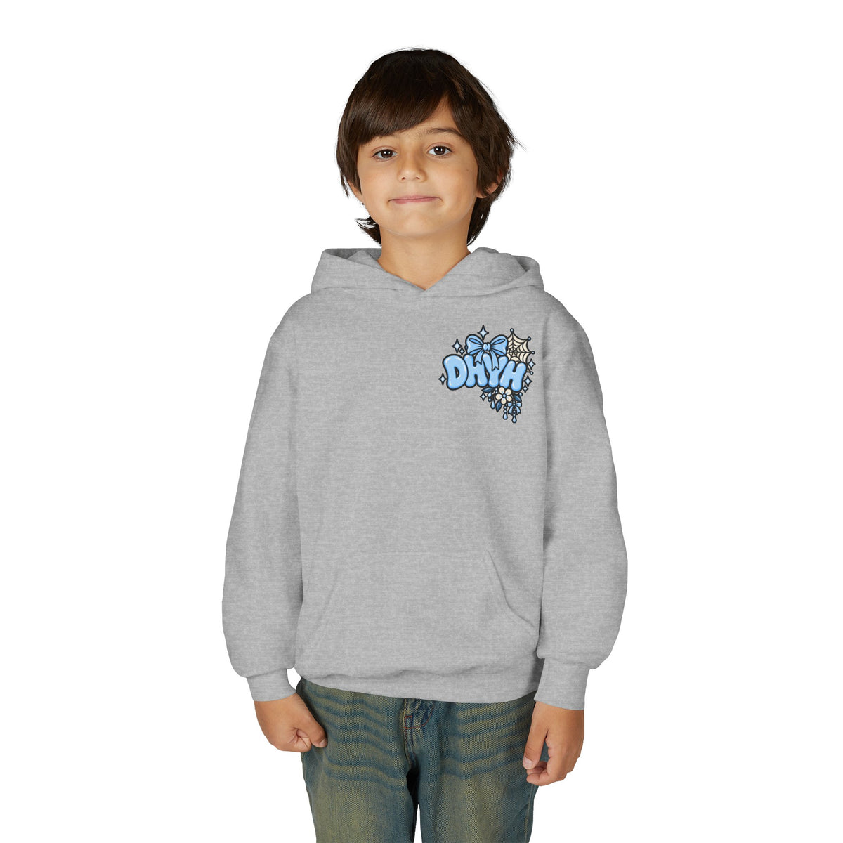 GIRLS- Blue Halloween Themed DHYH Hoodie