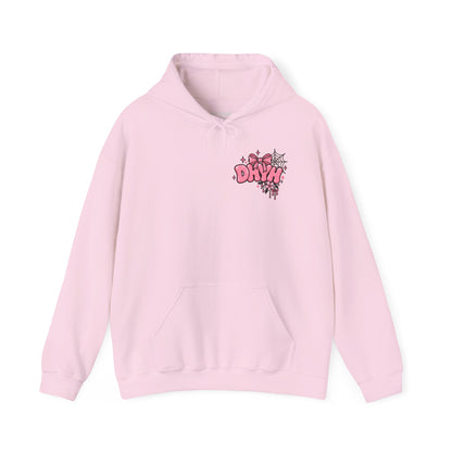 WOMENS- Pink Halloween Themed "DHYH" Hoodie