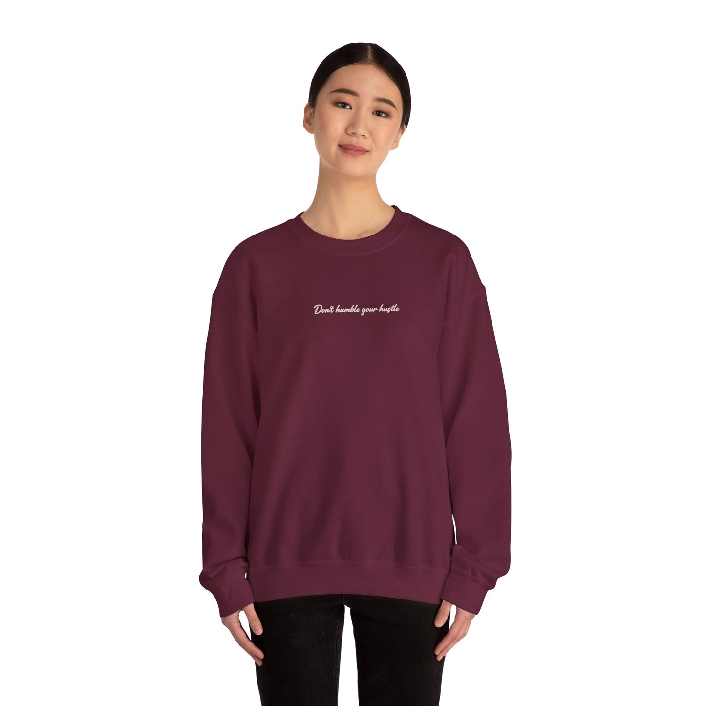 Exclusive Maroon/Cream- "Never Stop Trying" Don't Humble Your Hustle™