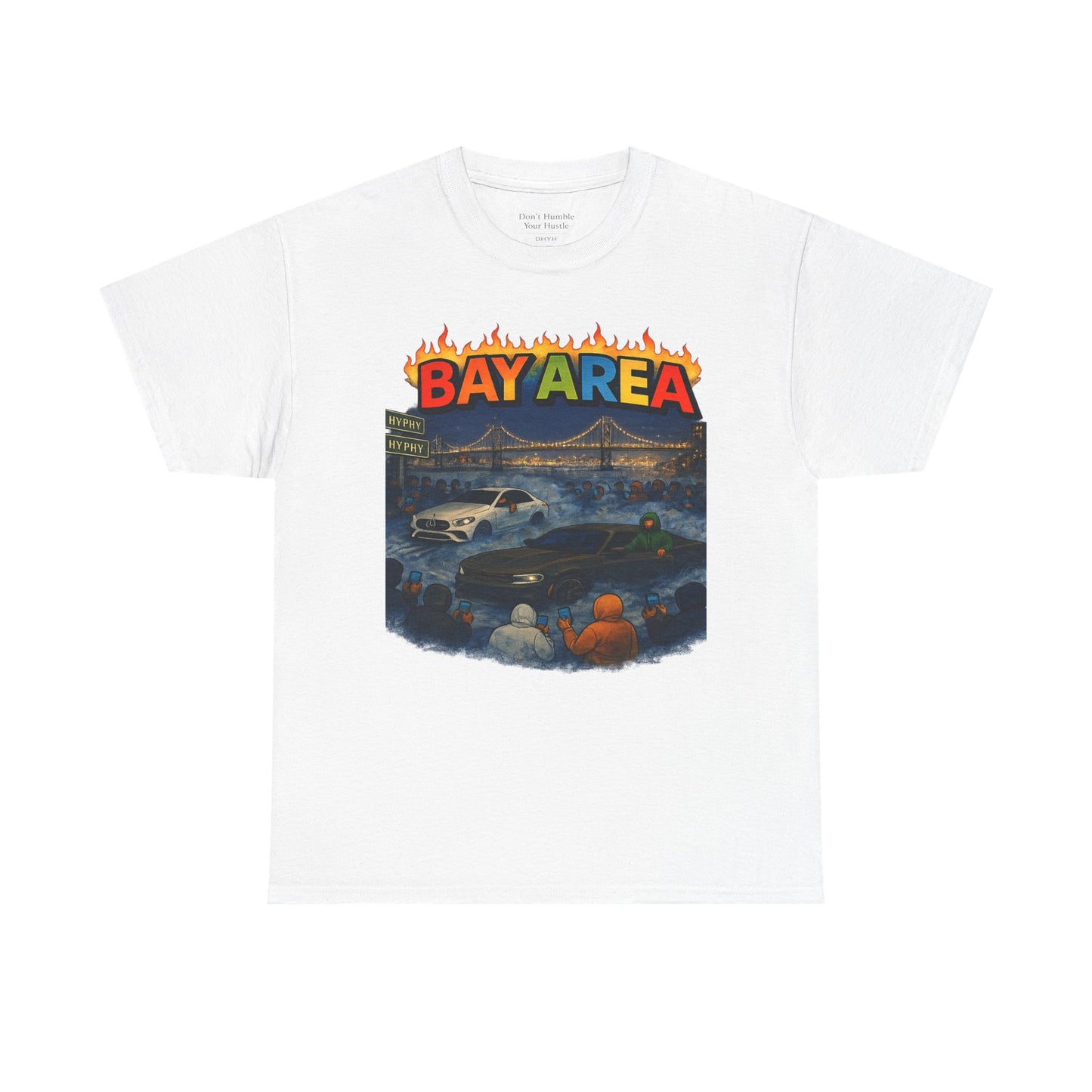 ADULT UNISEX White- Bay Tee