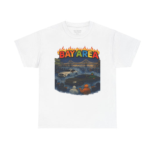 ADULT UNISEX White- Bay Tee