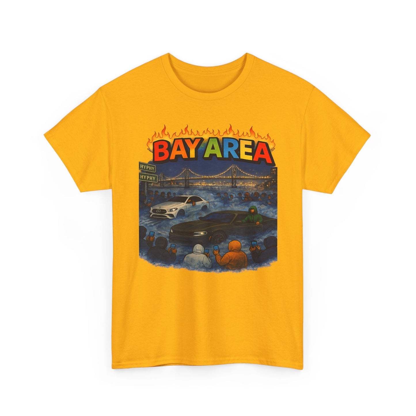 ADULT UNISEX Mustard Yellow- Bay Tee