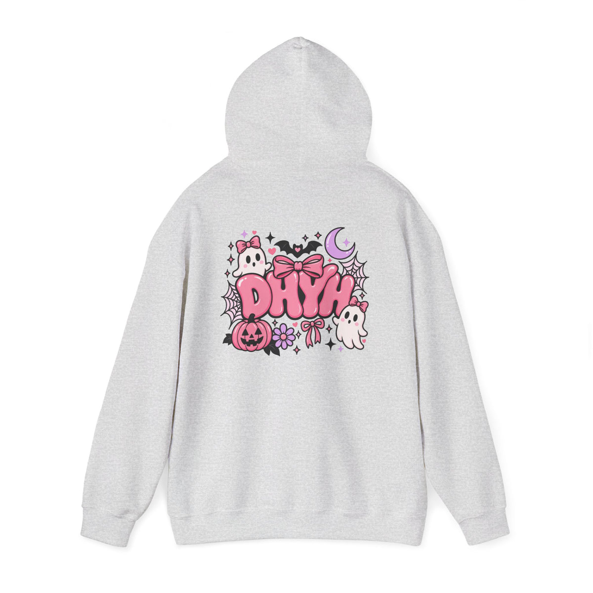 WOMENS- Pink Halloween Themed "DHYH" Hoodie