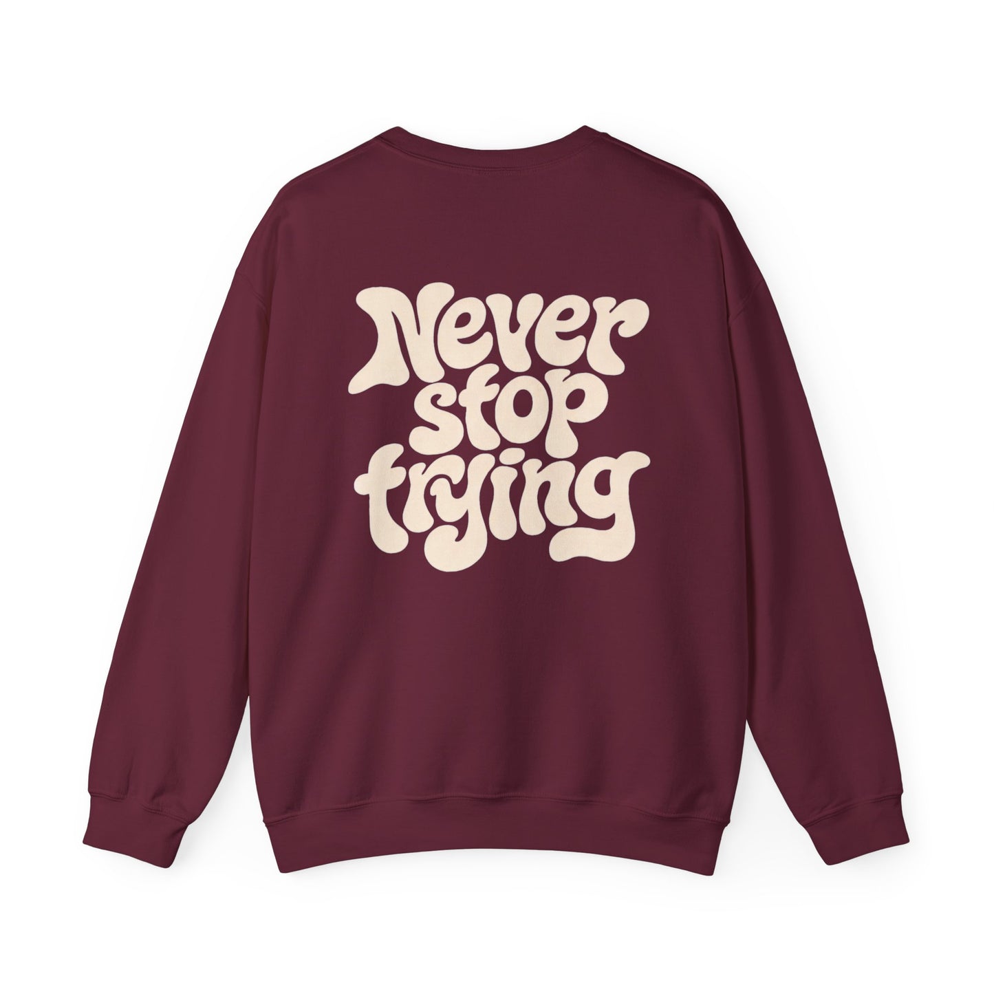 Exclusive Maroon/Cream- "Never Stop Trying" Don't Humble Your Hustle™