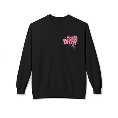 WOMEN'S — Pink Halloween Themed "DHYH" Hoodie