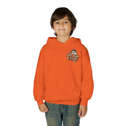BOYS- Orange Autism Halloween Themed DHYH Hoodie
