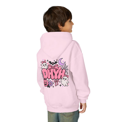 GIRL'S- Pink Halloween Themed DHYH Hoodie