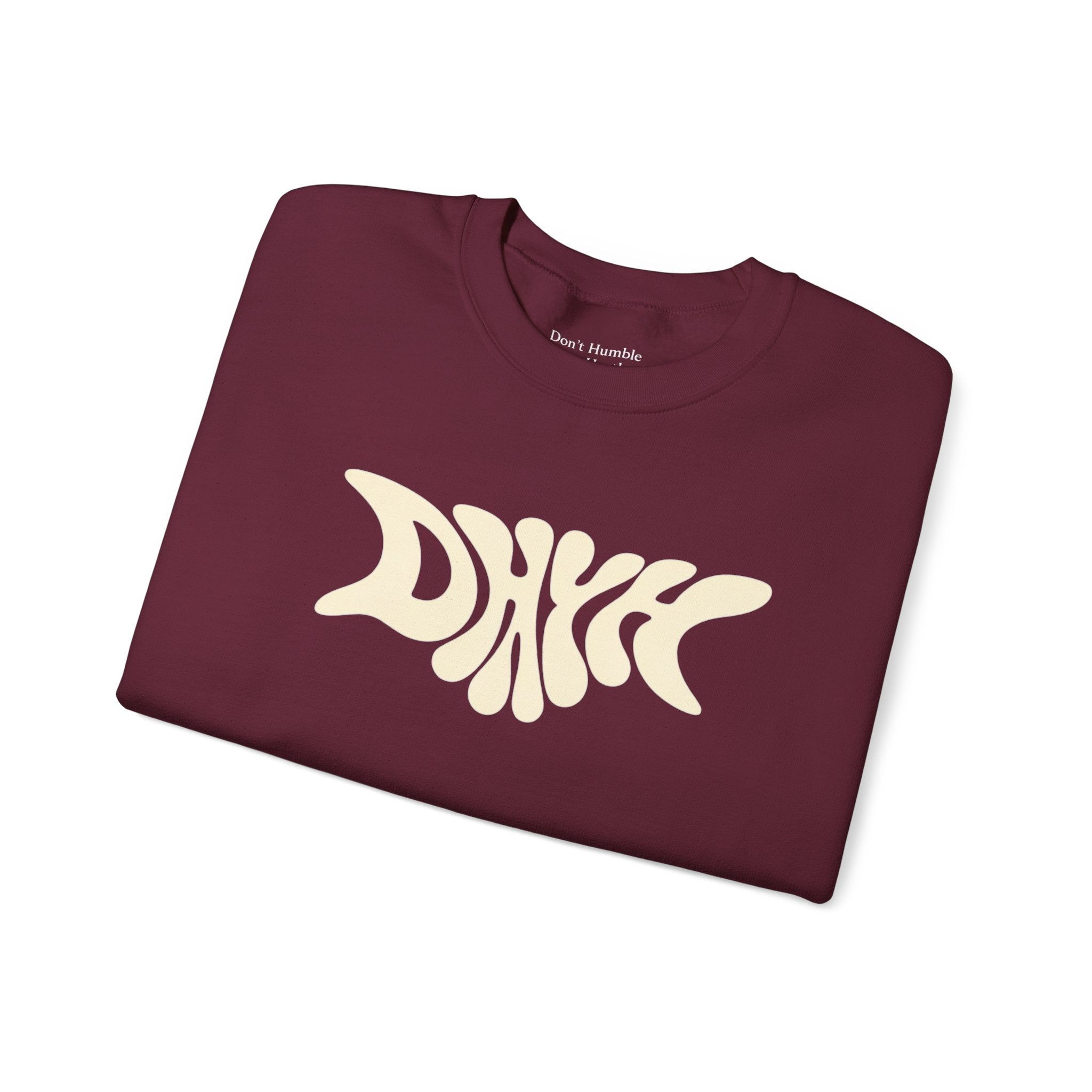 SNUG FIT Maroon/Cream- DHYH Crewneck