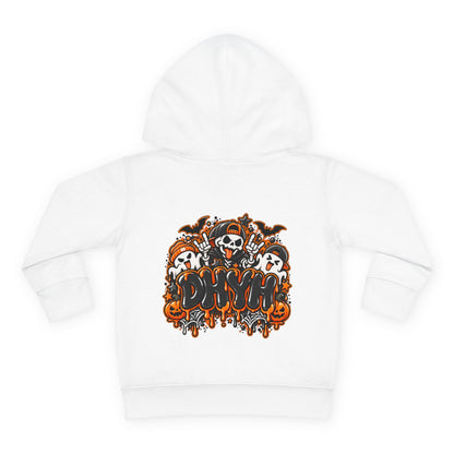 TODDLER BOYS — Orange Halloween Themed "DHYH" Hoodie