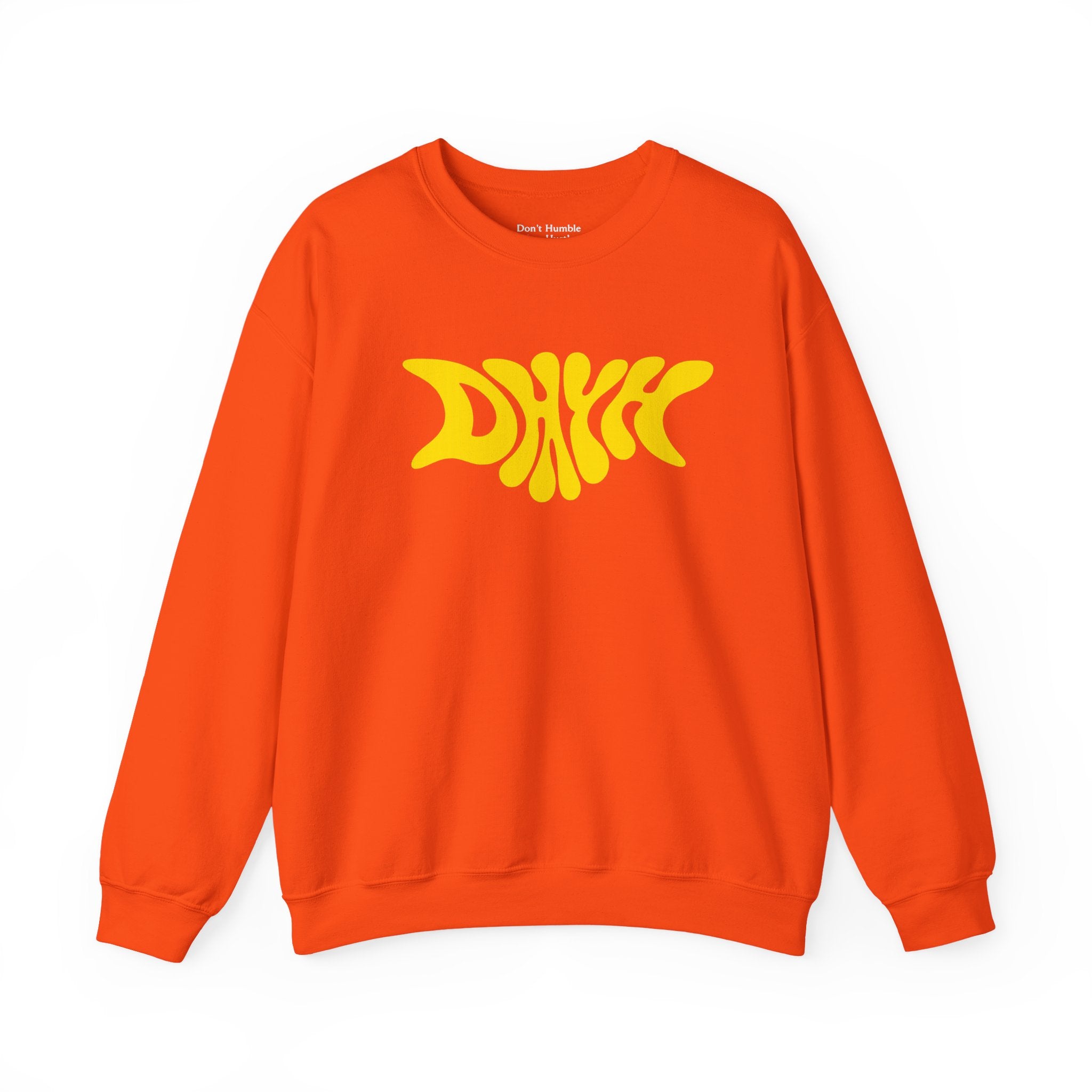 SNUG FIT Orange- DHYH Crewneck