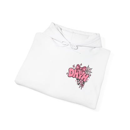 WOMENS- Pink Halloween Themed "DHYH" Hoodie