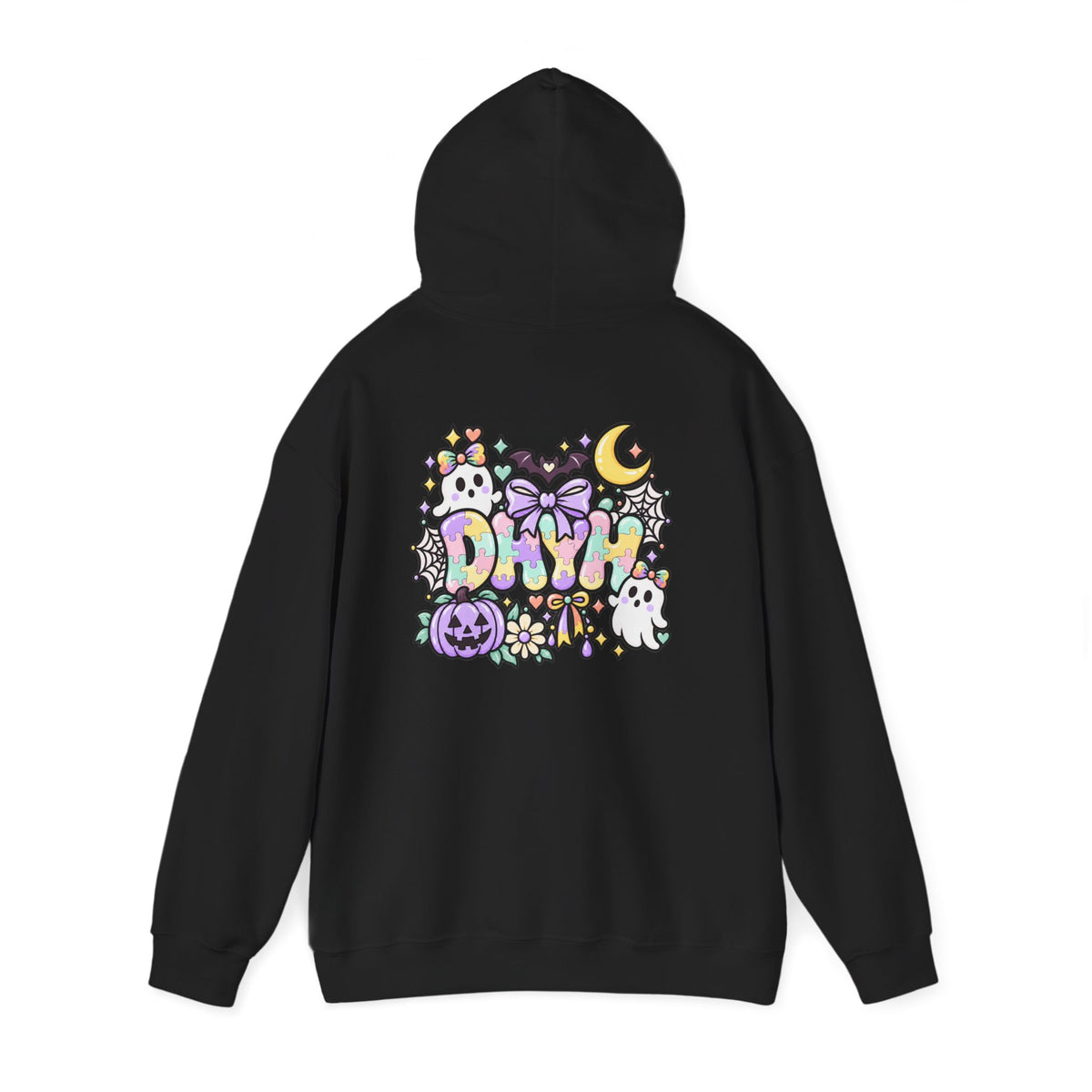 WOMEN'S- Autism Halloween Themed "DHYH" Hoodie
