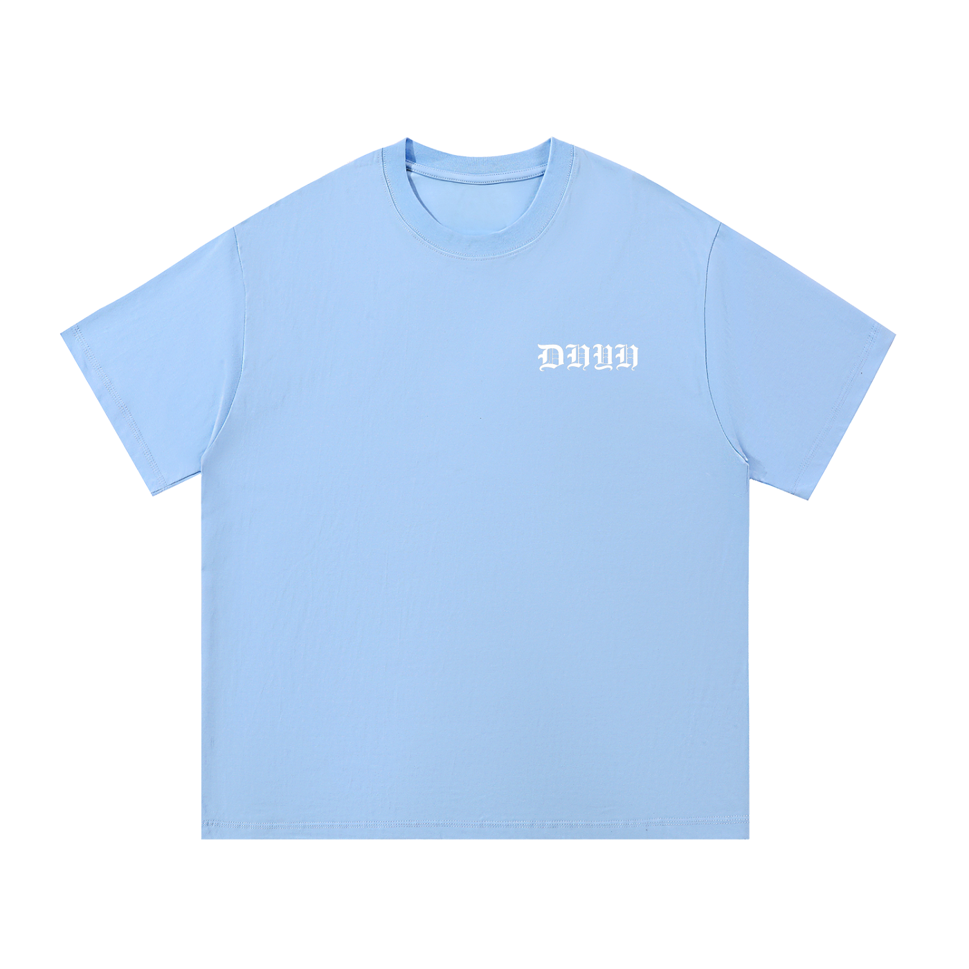 Snow Angel Blue Cotton T-Shirt