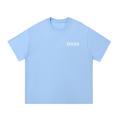 Snow Angel Blue Cotton T-Shirt