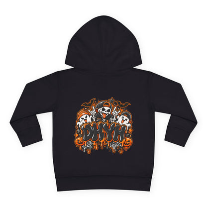 TODDLER BOYS — Orange Halloween Themed "DHYH" Hoodie