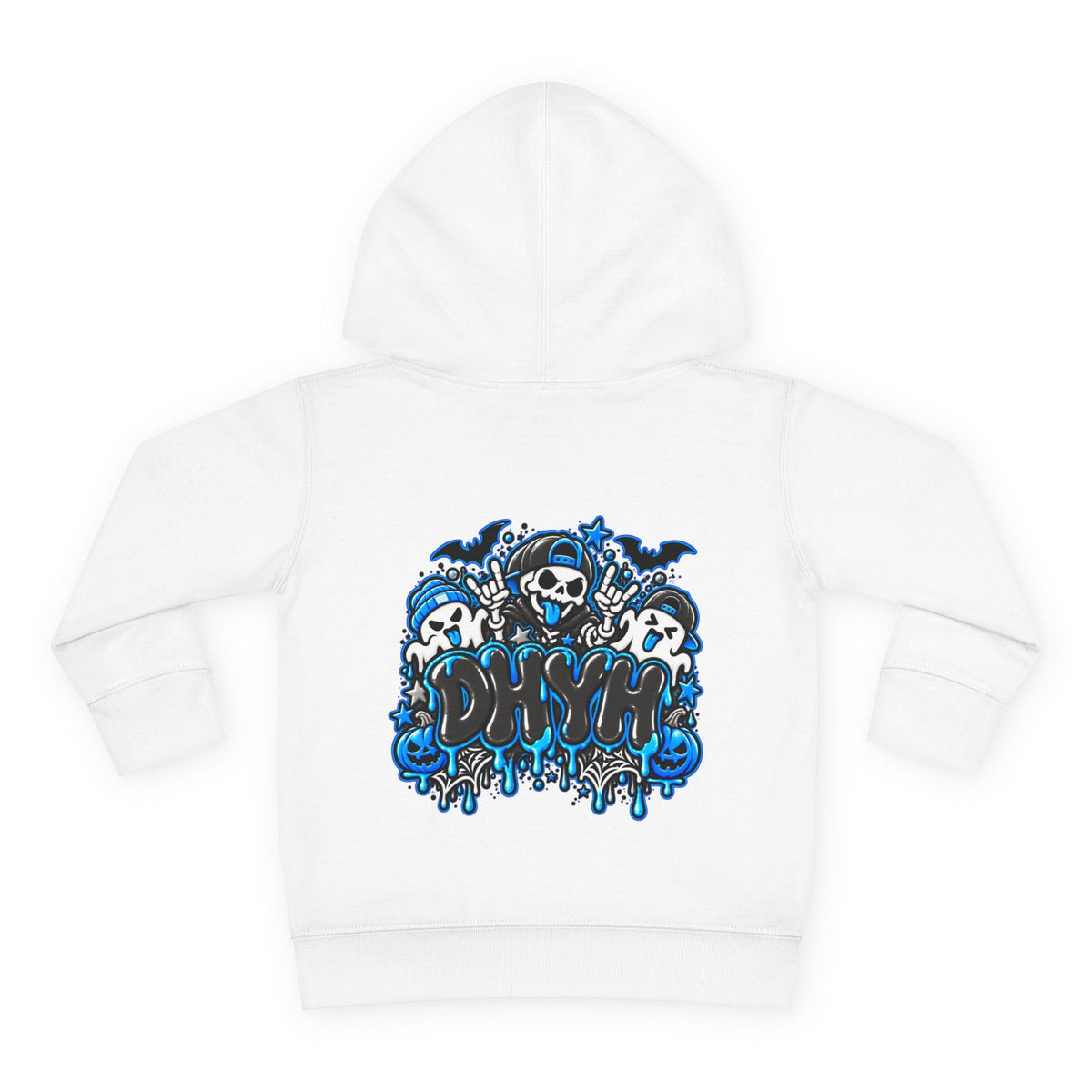 TODDLER BOYS — Blue Halloween Themed "DHYH" Hoodie