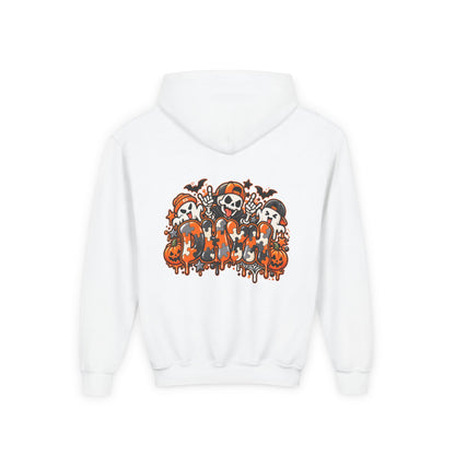 BOYS- Orange Autism Halloween Themed DHYH Hoodie