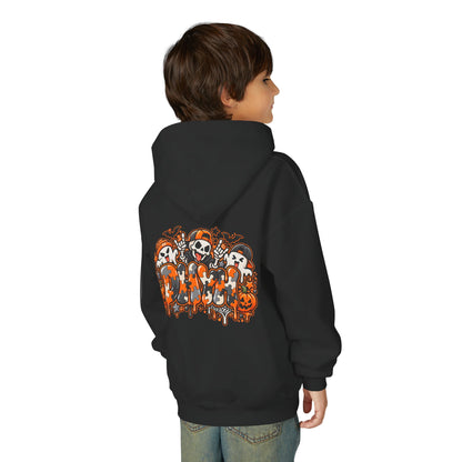 BOYS- Orange Autism Halloween Themed DHYH Hoodie