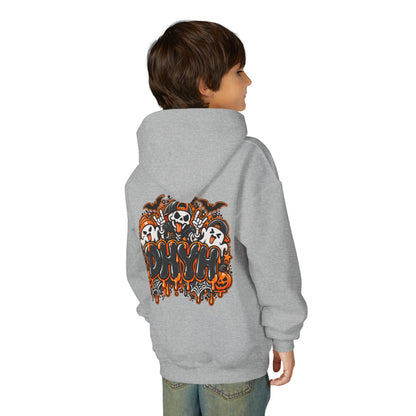 BOY'S- Orange Halloween Themed DHYH Hoodie
