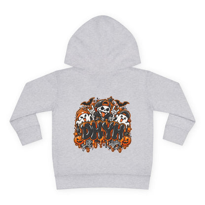 TODDLER BOYS — Orange Halloween Themed "DHYH" Hoodie