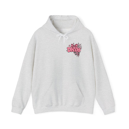 WOMENS- Pink Halloween Themed "DHYH" Hoodie