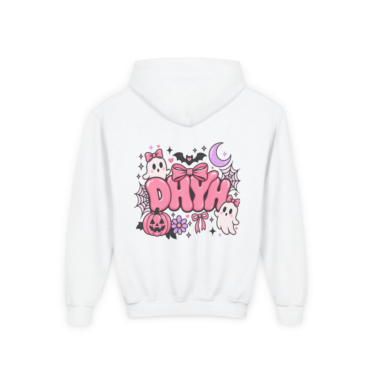 GIRL'S- Pink Halloween Themed DHYH Hoodie