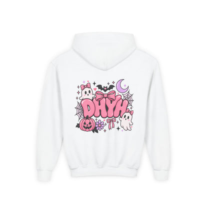 GIRL'S- Pink Halloween Themed DHYH Hoodie