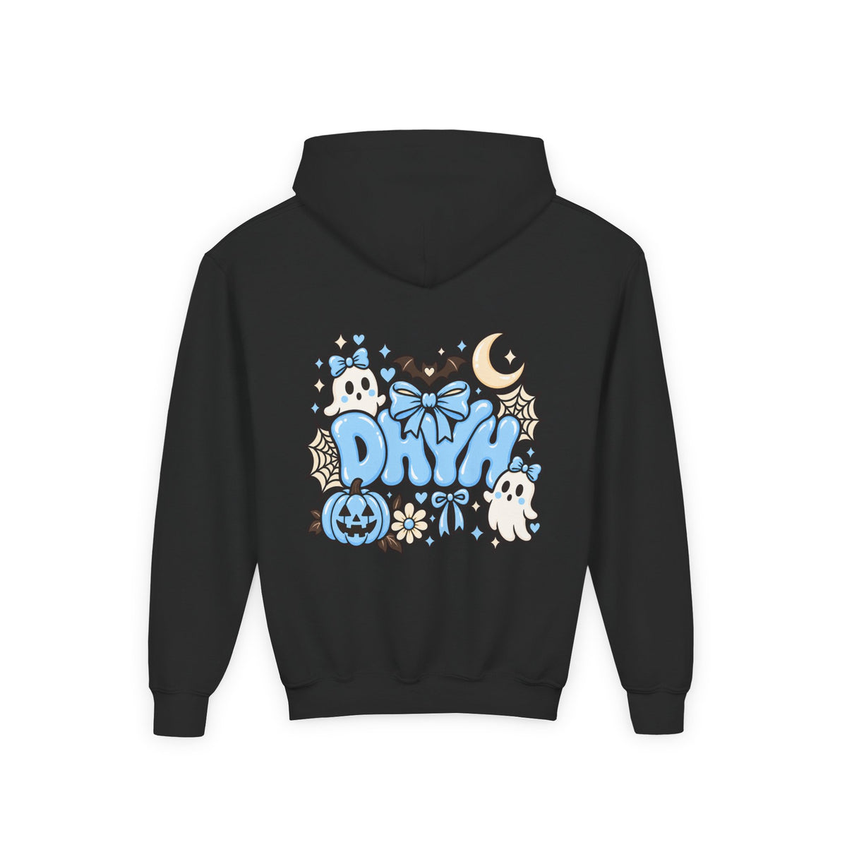 GIRLS- Blue Halloween Themed DHYH Hoodie