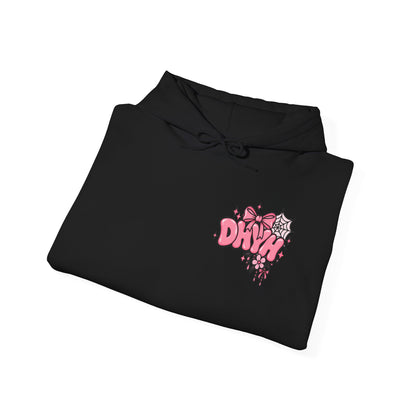 WOMENS- Pink Halloween Themed "DHYH" Hoodie
